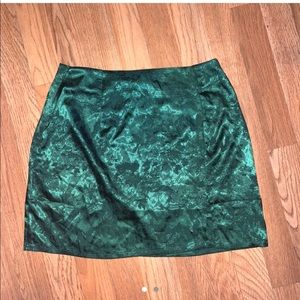 Satin skirt